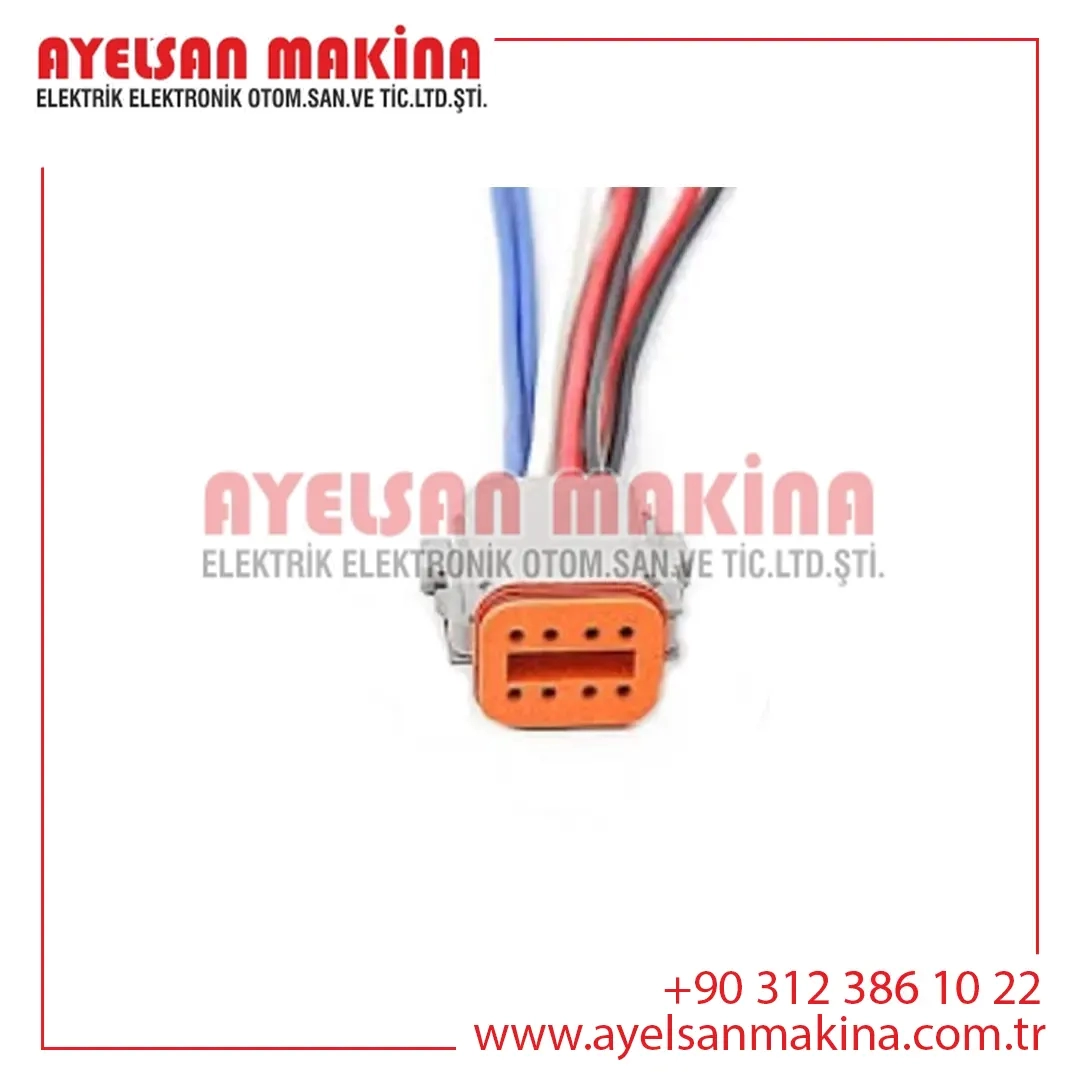 Dt06-8s 8 Pin Kablolu Soket