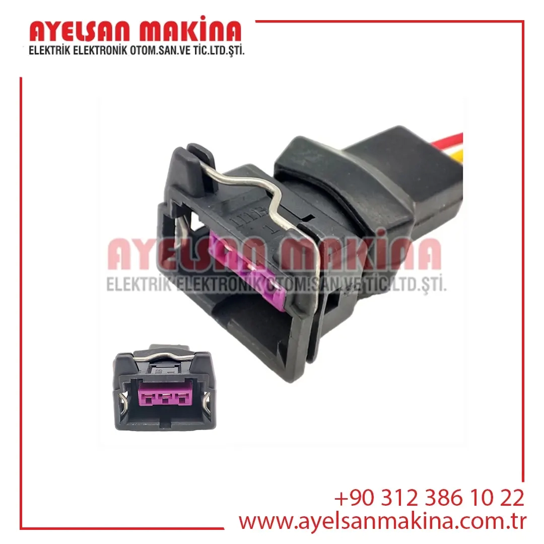 Dj7031-3.5-21 3 Pin Kablolu Soket