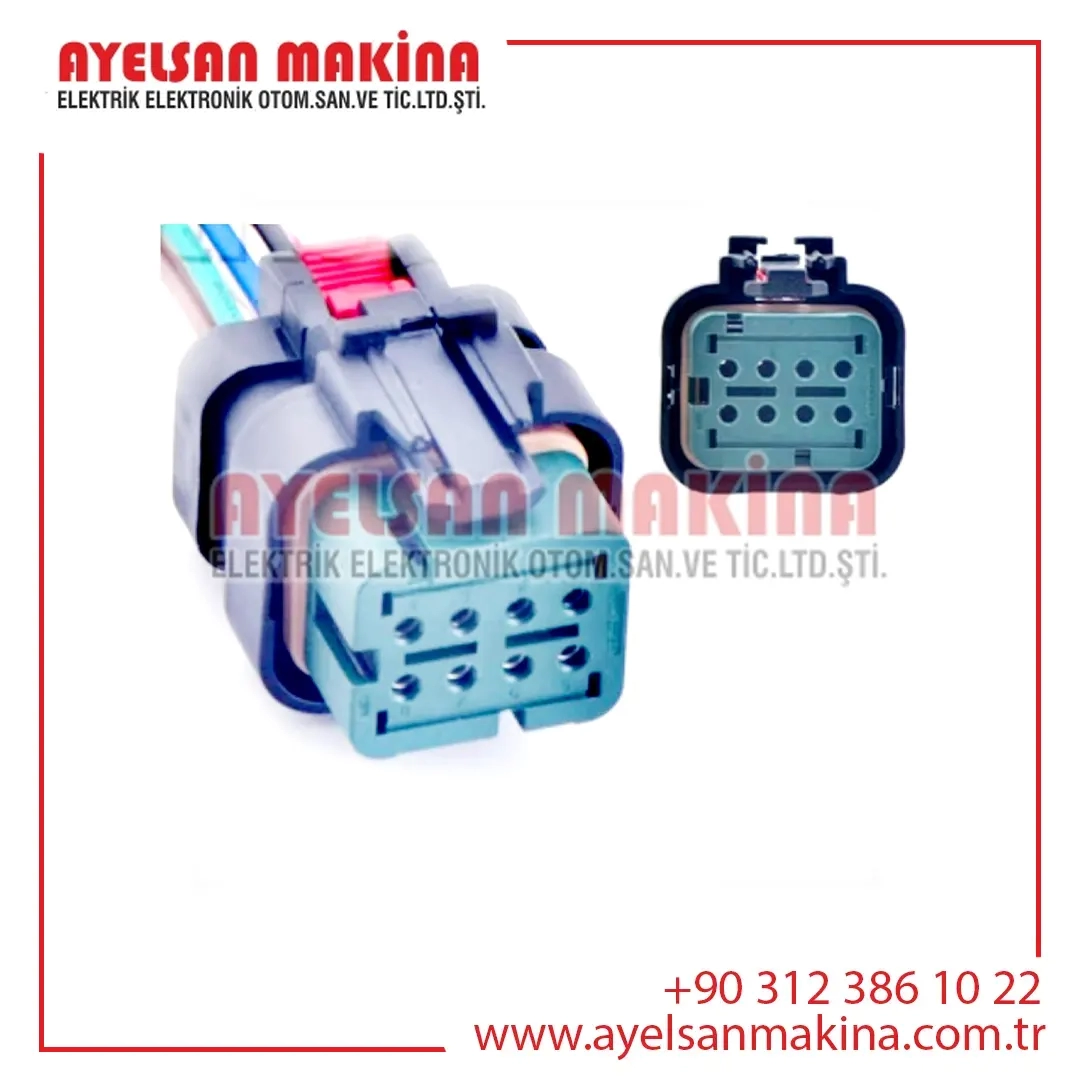 776494-4 8 Pin Kablolu Soket