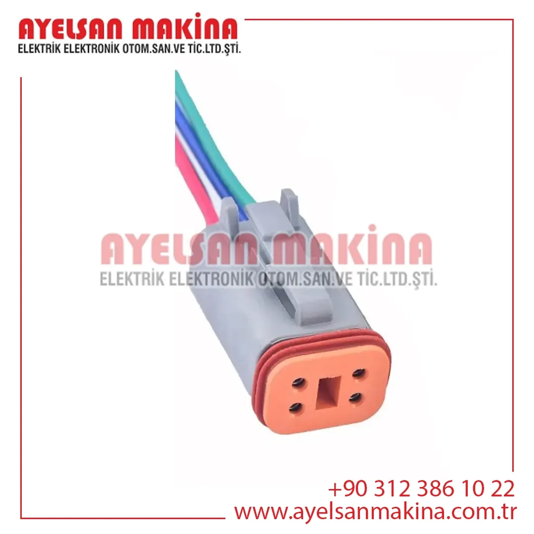 Dt06-4s 4 Pin Kablolu Soket