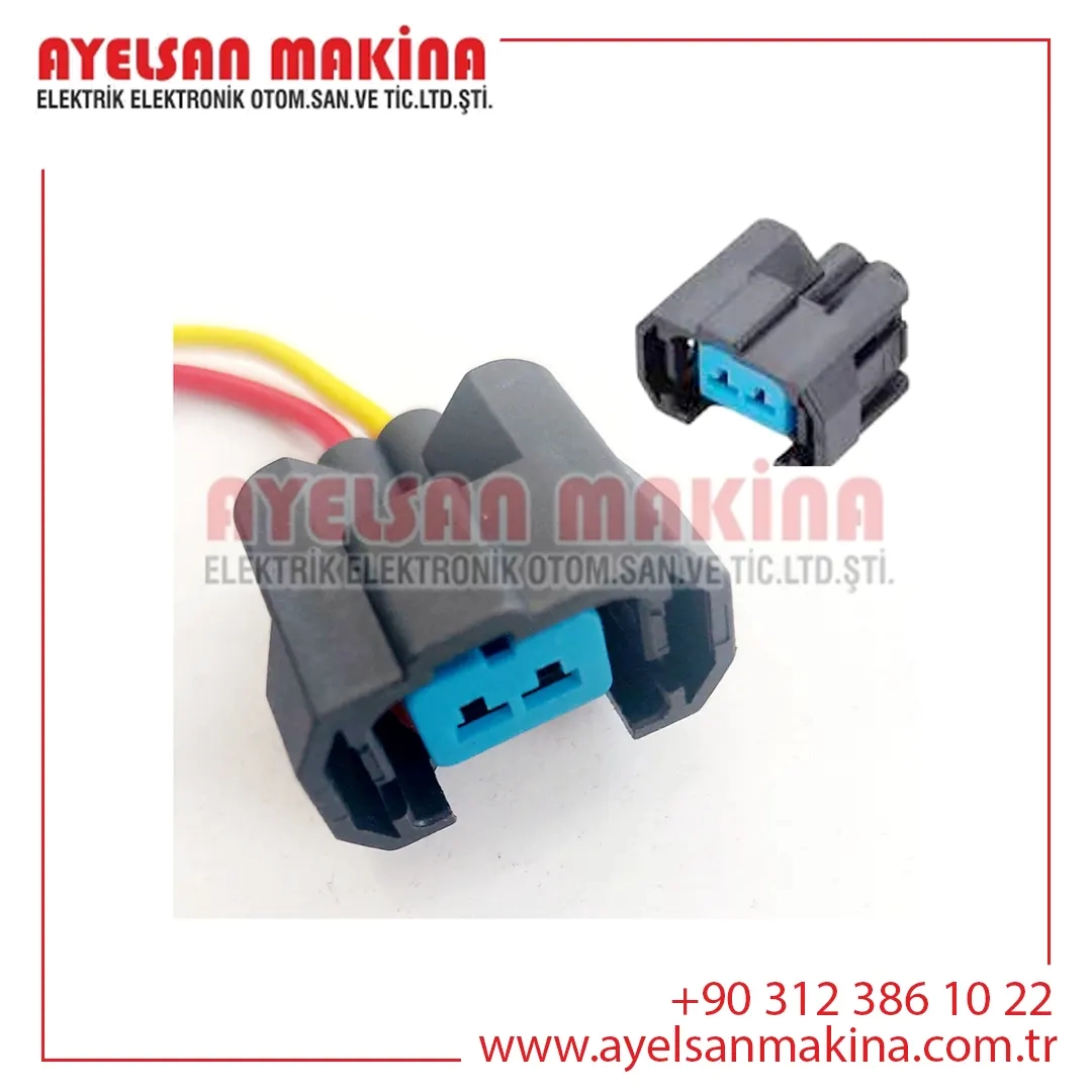 Djy70223-2-21 2 Pin Kablolu Soket